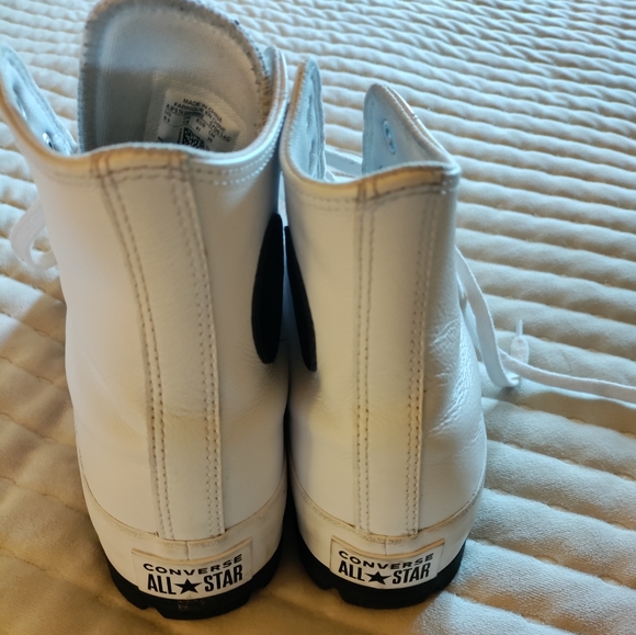 White leather platform converse - Picture 6 of 6